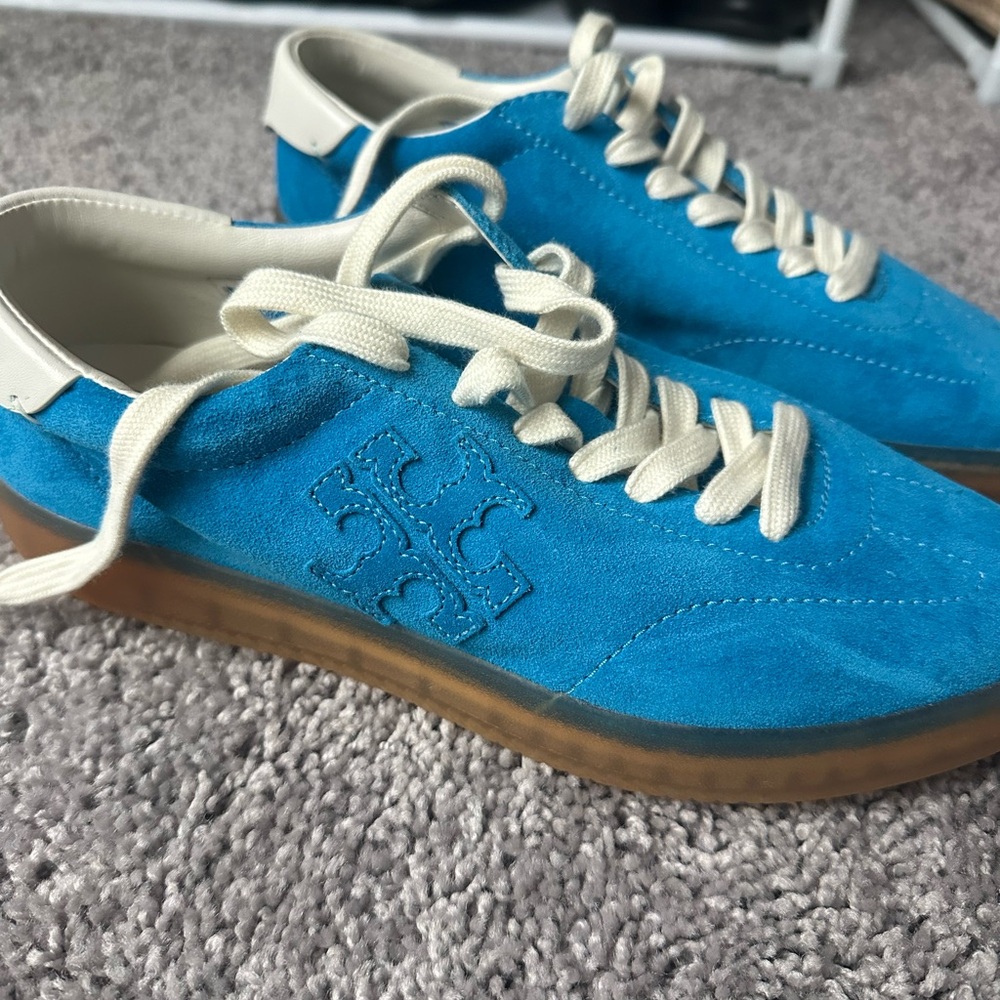 Tory Burch Royal Blue Casual Sneakers NWOT